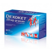 Dexoket 25mg granule por. gra. sol. 10x25mg