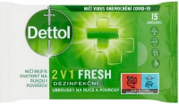 DETTOL Dezinfekn ubrousky 2v1 15ks