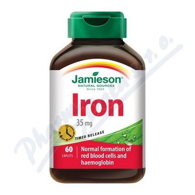 JAMIESON Železo 35 mg s postupným uvolňov. tbl. 60