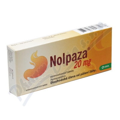 Nolpaza 20mg por. tbl. ent. 14x20mg