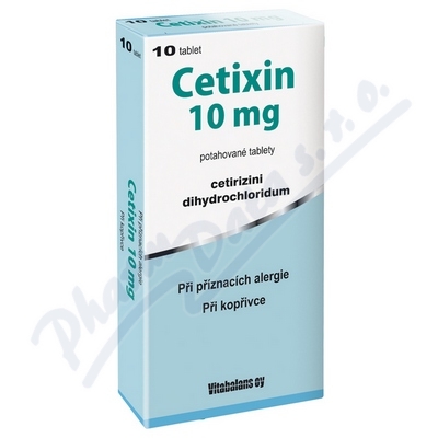 Cetixin 10mg por. tbl. flm. 10x10mg