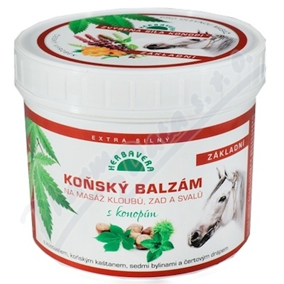 Kosk balzm s konopm HERBAVERA 500ml