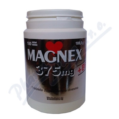 Magnex 375mg+B6 tbl. 180