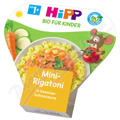 HiPP Mini-Rigatoni zelenina-smetan. om. BIO 1r 250g