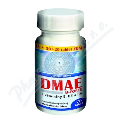 DMAE B-FORTE tbl. 50+20 ZDARMA