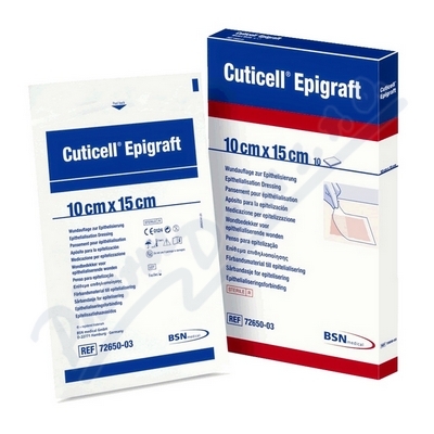 Cuticell Epigraft 7. 5cmx10cm 10ks kryt-epit. ke