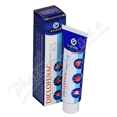 Diclofenac Galmed 1% gel drm. gel 1x60gm