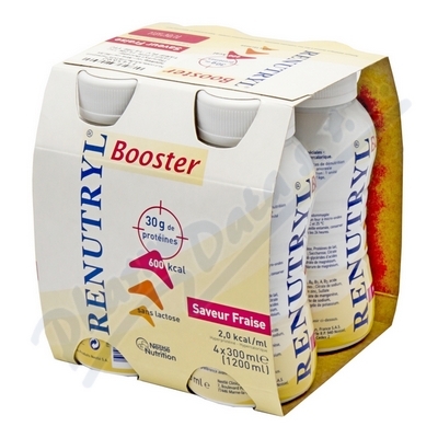 Renutryl Booster Jahodov pchu por. sol. 4x300ml