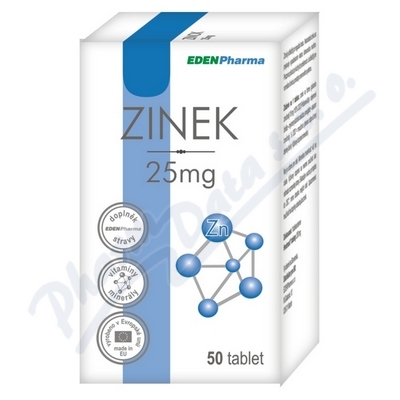 Edenpharma Zinek 25mg tbl. 50