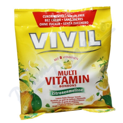 Vivil Multivitamín citr+meduňka 8vit. bez cukru 60g