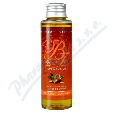 BodyTip Argan. olej 100% obliej-tlo-vlasy 100ml