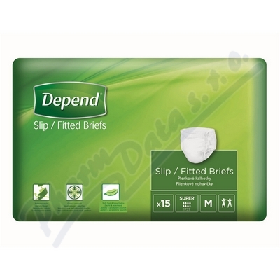 Depend Slip Super inkont. kalhotky vel. M 15ks