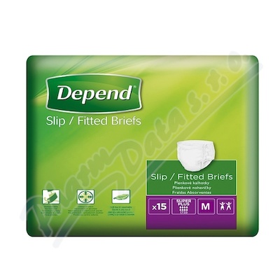 Depend Slip Super Plus inkont. kalhotky vel. M 15ks