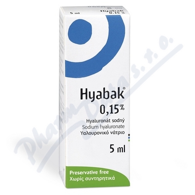 Hyabak 0. 15% gtt. oph.  5ml