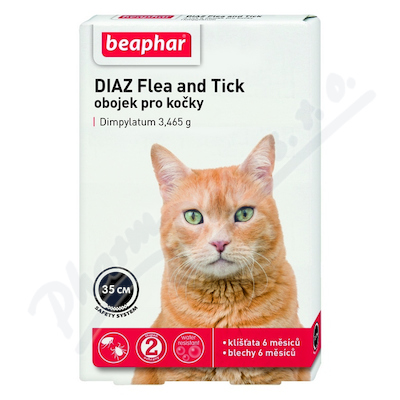 DIAZ Flea and Tick 3. 465g obojek pro koky 35cm