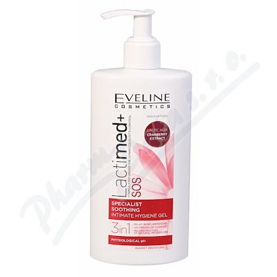 EVELINE LactiMED+ SOS zklid. intimn gel 3v1 250ml