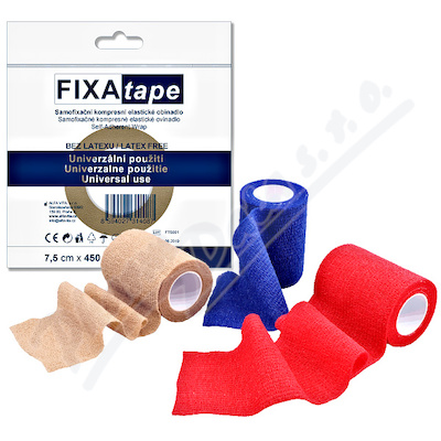 FIXAtape STRETCH samofix. obina. 7. 5x450cm mix barev