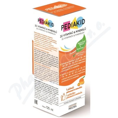 PEDIAKID 22 Vitamínů & Minerálů 125ml