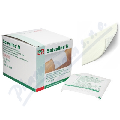 Komprese Solvaline N spec. sav 5x5cm steriln 25ks