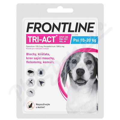 Frontline Tri-Act psi 10-20kg spot-on pipeta 1x2ml