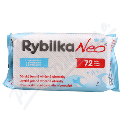 Rybilka Neo s panthenolem dts. jem. vlh. ubrous. 72ks