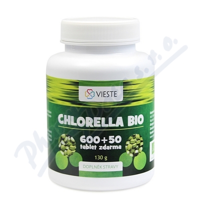 Vieste Chlorella BIO tbl. 600+50 ZDARMA