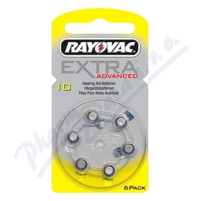 Rayovac Extra Adv. 10 baterie do naslouchadel 6ks