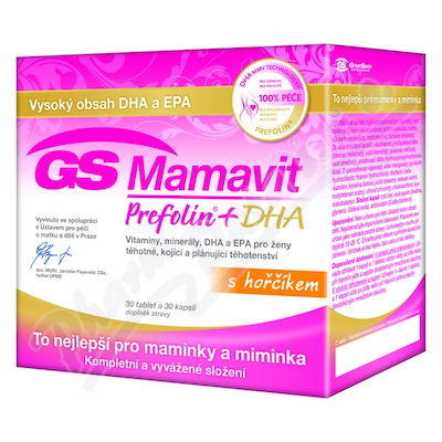 GS Mamavit Prefolin+DHA+EPA tbl-cps. 30+30 ČR-SK