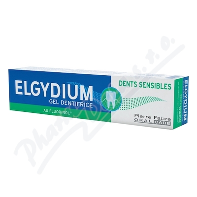 ELGYDIUM Sensitive zub. pasta gelová+fluorinol 75ml