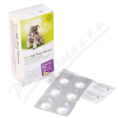 Drontal Dog Flavour 150-144-50mg psy tbl. 24
