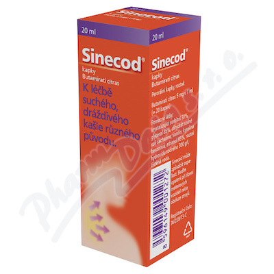 Sinecod 0. 5% por. gtt. sol.  1x20ml CZ