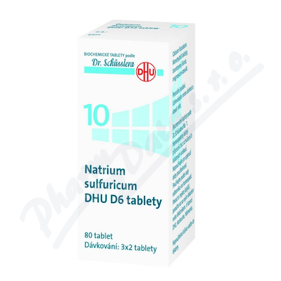 Natrium sulfuricum DHU D5-D30 tbl. nob. 80
