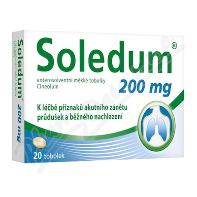 Soledum 200mg enterosolventní měkké tobolky tob. 20