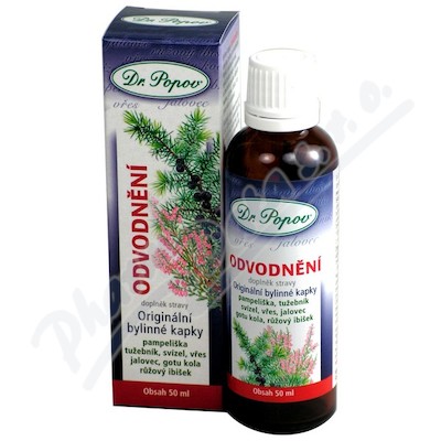 Dr. Popov Kapky bylinn Odvodnn 50ml