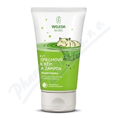 WELEDA 2v1 sprch. krm a amp. Vesel limetka 150ml