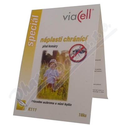 VIACELL K111 Náplasti chránící před komáry 18ks