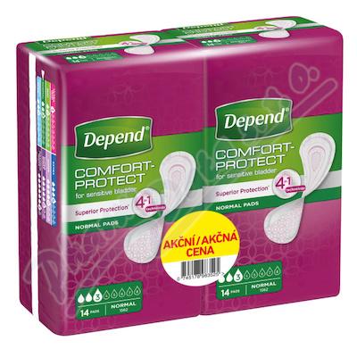 Depend Normal inkont. vloky eny Duopack 2x14ks