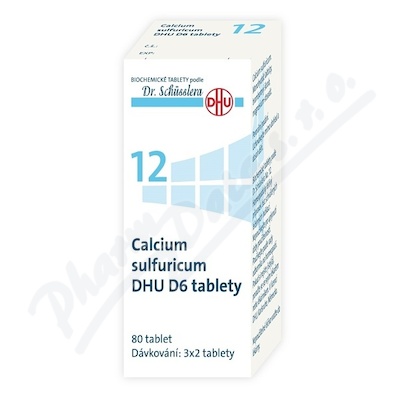 Calcium sulfuricum DHU D5-D30 tbl. nob. 80