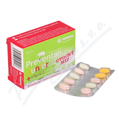 Preventan Junior ovocn mix tbl. 30