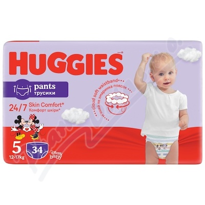 HUGGIES Pants Jumbo 5 12-17kg 34ks