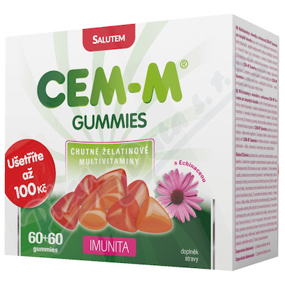 CEM-M gummies Imunita tbl. 60+60 Dárkové 2023