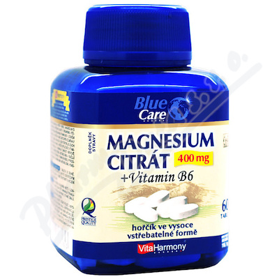 VitaHarmony Magnesium citrt 400mg+vit. B6 tbl. 60