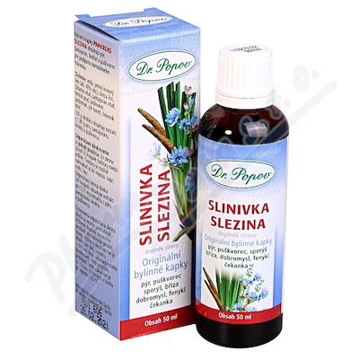 Dr. Popov Kapky bylinn Slinivka-Slezina 50ml