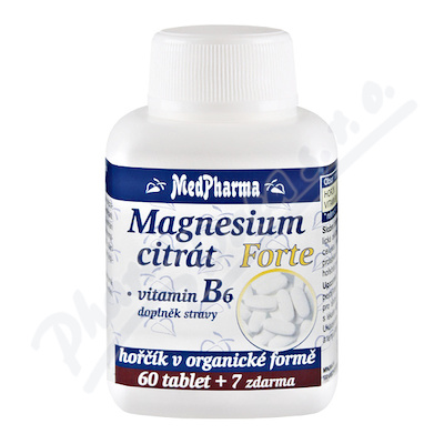 MedPharma Magnesium citrt Forte B6 tbl. 67