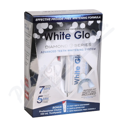 WHITE GLO Bělicí set gel 50ml+běl. pasta 100ml