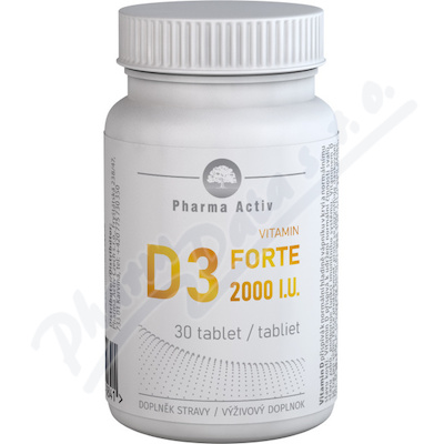 Vitamín D3 FORTE 2000 I. U. tbl. 30