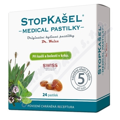 STOPKAEL Medical pastilky Dr.  Weiss 24 pastilek