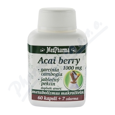 MedPharma Acai berry 1000mg+Garcinia cps. 67