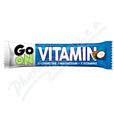 GO ON Vitaminová tyčinka kokos L-carnitin 50g
