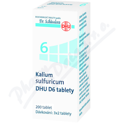 Kalium sulfuricum DHU D5-D30 tbl. nob. 200